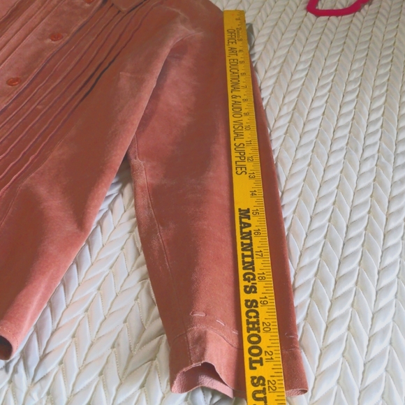 Margaret Godfrey leather suede jacket - Picture 6 of 11